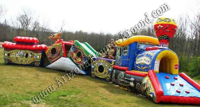 Train themed bounce House Rental Phoenix Arizona